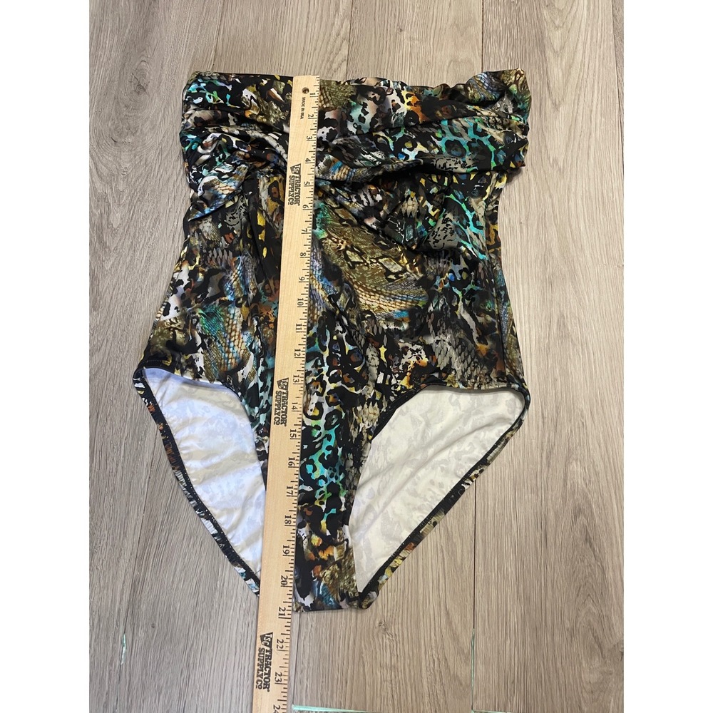 MagicSuit Goddess One Piece Swimsuit Posh Mosh Animal Print One Shoulder - Picture 9 of 14